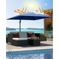 thumbnail image 2 of 10'x10' Heavy-Duty Cantilever Patio Umbrella, UV-Resistant Aluminum Offset Sun Shade with 360° Rotation & Adjustable Tilt for Pool, Deck, Backyard, 2 of 6
