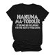 thumbnail image 2 of Gibobby Playera de Manga Corta con Cuello Redondo Top informal para mujer, camiseta con estampado de letras, camiseta de manga corta, camiseta holgada de con cuello (Negro,XL), 2 of 4