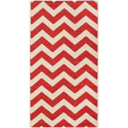 - Safavieh Courtyard Bailey Chevron Indoor/Outdoor Area Rug or Runner