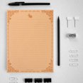 thumbnail image 1 of unbranded 50 Sheets Decorative Note Paper for Letters and Thank You Notes 11.7X8.3In, 1 of 4