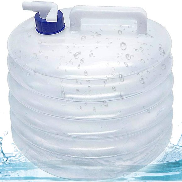 Collapsible Water Bottle With Collapsible Water Tank For Camping, Climbing, Survival, 15 L