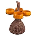 thumbnail image 4 of Calabaza de Halloween Snack Bowls Snack Bowl Stand Broomstick Adorable Accesorio perfecto para la fiesta de Halloween Forma de calabaza para el postre 4 tazones Macarena Puesto de tazones para refrigerios, 4 of 8