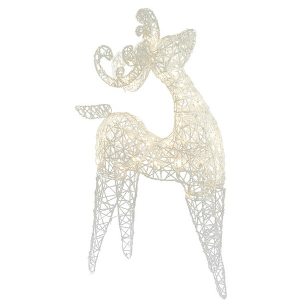 Sienna R640411V 3D Wire Reindeer Christmas Decoration, White, Metal, 36 ...