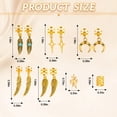 thumbnail image 2 of DESIGNICE Hair Braid Rings Hair Cuffs Set,Alloy Hair Jewelry for Braids,Flexible Opening Dreadlock Accessories,Hair Cuffs for Woman and Man,250Pcs,Gold, 2 of 7
