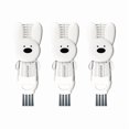 thumbnail image 1 of 3pcs  Lid Brush Multi-Functional Cleaning Brush Bottle Nipple Rim Fluted Cup Brush White, 1 of 6