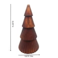 thumbnail image 2 of FRAÎCHE Holiday Red Glass LED Tree Décor, 12-in, 2 of 5