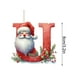 thumbnail image 3 of mfyjkho Adorno de árbol de Navidad acrílico plano con letras del alfabeto, colgante decorativo para decoración de fiestas en el hogar, incluye 1 pieza, 3 of 3