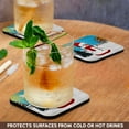 thumbnail image 3 of 3drose, Christmas Day - Snowman, Set of 8 Coasters - Soft, 3 of 7