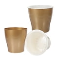 thumbnail image 4 of Miangastore Plant Enthusiasts Large Size Planter Pots Silver 2Pcs 11.8x7.9x4.7In, 4 of 8