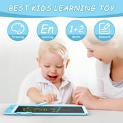 LCD Writing Tablet, 10 Inch Colorful Doodle Board Drawing Pad for Kids, Car Trip Educational Toys, Erasable Electronic Drawing Pads, Birthday Gift for Age 3 to 8 Year Old Boys Girls