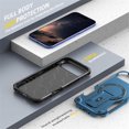 thumbnail image 6 of Magnetic Case for iPhone Air 6.5" Compatible with MagSafe, Invisible Kickstand, Rugged Shockproof Phone Cover,Blue,For iPhone Air, 6 of 7