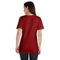 thumbnail image 3 of Inkmeso Womens Basic Crewneck Tshirt Short Sleeve Regular Fit Long Tee Workout Top, 3 of 8