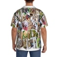 thumbnail image 3 of Rateoe pets and birds Collage Pattern Men's Short Sleeve Classic Shirt, Casual Short-Sleeved Shirt, Lightweight Summer Shirt, Cuban Collar Shirt,Button-Front Shirt-Medium, 3 of 5
