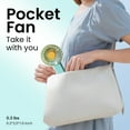 thumbnail image 4 of SINT Mini Handheld Fan, Adjustable Speed, USB Rechargeable, Portable Electric Fan, 4 of 7