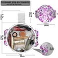 thumbnail image 4 of Fashionable Full-Print Drawstring Cosmetic & Makeup Bag – Large Portable Makeup Organizer with Inner Zipper Pocket & Mesh Compartment, Travel Toiletry Bag for Women, 4 of 5