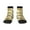 2 Black-1, variant on Cartoon Honey Pot Bee Sunflower Pattern Quarter Crew Socks,Toe Seamed Ankle Socks,Cotton Cushioned Breathable Athletic Crew Sports Socks