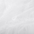 thumbnail image 7 of JSGEK Women Crisscross Strappy Sheer Lace Chemise Dress Flared Ruffle Hem Lingerie for Intimate Evenings White M, 7 of 7
