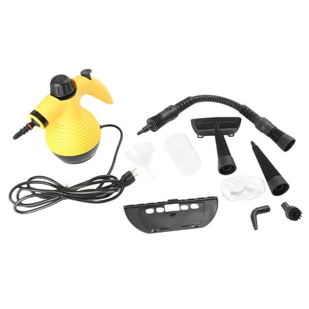 Hand Stem - GZYF Multi-Purpose Handheld Steam Cleaner Portable Steamer Cleaning Tool Supply for Bathroom Kitchen Carpet Floor Car Cleaning 1050W W/ 9 Attachments