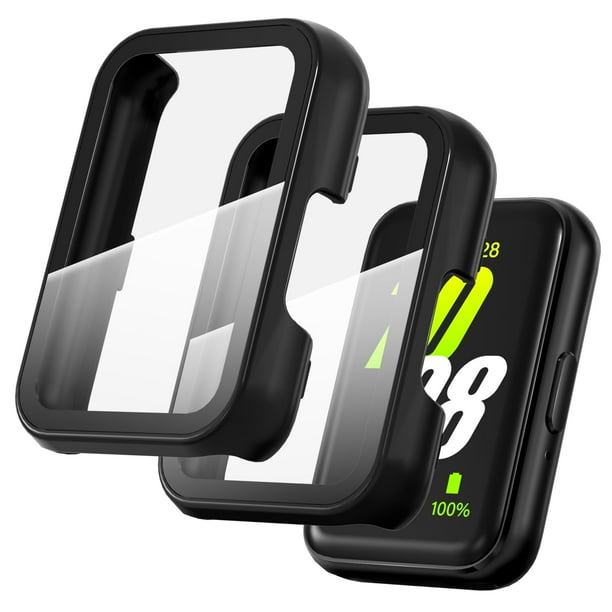 Funda con protector de pantalla Suoman, paquete de 2 unidades, para Samsung Galaxy Fit3