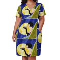 thumbnail image 3 of Vestido de fiesta con bolsillos para mujer traje holgado de noche, 3 of 7