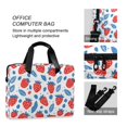 thumbnail image 4 of FORMRS 16" Laptop Bag Carrying Sleeve Case with Handle Travel Shoulder Briefcase, Playful Strawberries, 4 of 8