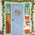 thumbnail image 4 of Easter Decoration Door Hanging, 10.6" Wooden Wreath Pendant for Front Porch and Holiday Decor, Seasonal Welcome Sign, 4 of 6