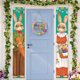 thumbnail image 4 of Decoraciones de Pascua, adornos de Pascua, regalos de Pascua, decoración de Pascua, colgante de puerta, porche delantero festivo, colgante de corona de Pascua de madera, colgante de puerta, 4 of 6