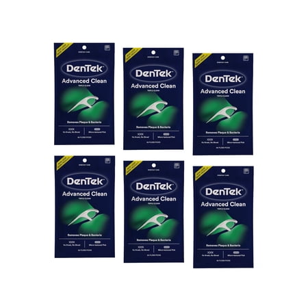 DenTek Triple Clean Floss Picks 90 ea (Pack of 6)