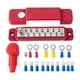 thumbnail image 1 of Accesorios de reemplazo de barra colectora de bloque de distribución de energía de 12 terminales, 180 amperios rojo, 1 of 9