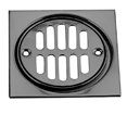 thumbnail image 1 of Westbrass D313-07 Shower Strainer Set Square with Crown - Satin Nickel, 1 of 1