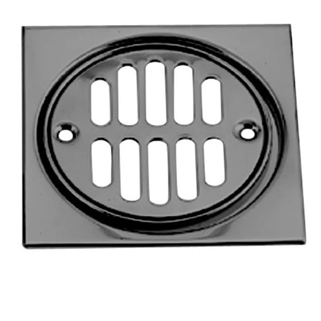 Westbrass D313-07 Shower Strainer Set Square with Crown - Satin Nickel