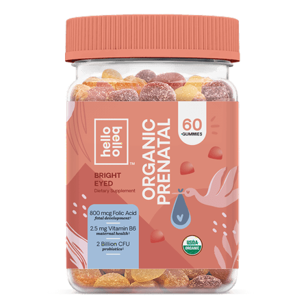 Hello Bello Organic Prenatal Gummy Vitamin, 60ct