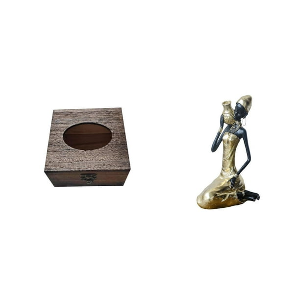 Caja De Pañuelos De Madera, Dispensador De Pañuelos Faciales, Organizador, Bandeja Para Toallas De Mano, Soporte Para Servilletas, Funda Para Caja De Pañuelos Para Baño, Coche Y Hogar.