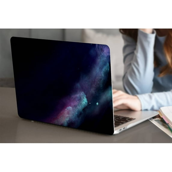 KSK KAISHEK Hard Shell Cover Only for MacBook Air 13 inchs( Not Retina Display, 2017 - 2010) + Black Keyboard Cover Model A1466 & A1369, No USB-C Galaxy A 0550