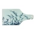 thumbnail image 2 of Flower Cutting Board, X-ray Photo of Group of Wild Orchid Floral Image Unsual Art Elements Print, Decorative Tempered Glass Cutting and Serving Board, Wine Bottle Shape, Teal White, by Ambesonne, 2 of 5