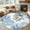 Blue, variant on Blue Teal Coastal Area Rug 5x8 FT, Non Slip Bedroom Throw Carpet, Summer Beach Nautical Coral Starfish Washable Soft Floor Carpet Non-Shedding Rug for Living Room Nursery Dorm Office