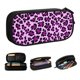 thumbnail image 2 of Estuche para lápices coreano con estampado de leopardo morado bonito para niños y niñas, estuche para lápices de gran capacidad sin costuras con diseño de animales, material de papelería para estudian, 2 of 5