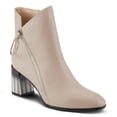 thumbnail image 3 of Azura Spring Step Fabulosa V Collar Ankle Boots for Women - Premium Leather Women's Chelsea Boots with Side Zippers, 3 of 9