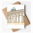 thumbnail image 1 of Brandenburg Door in Eastern Germany Greeting Cards You are Invited Invitations, 1 of 3