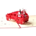 thumbnail image 1 of Christmas Tree Cards, Hamdemade Santa Greeting Card, Holiday Xmas Winter New Year Pop Up Card, 1 of 5