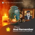 thumbnail image 5 of Yatskia Lightning Snake at Forest Mini Funeral Keepsake Urns for Human Ashes Adult Male and Female, Large Funeral Burial Urn for Ashes Adult Dad, (Classic 10 Inch and 3 Inch), 5 of 8