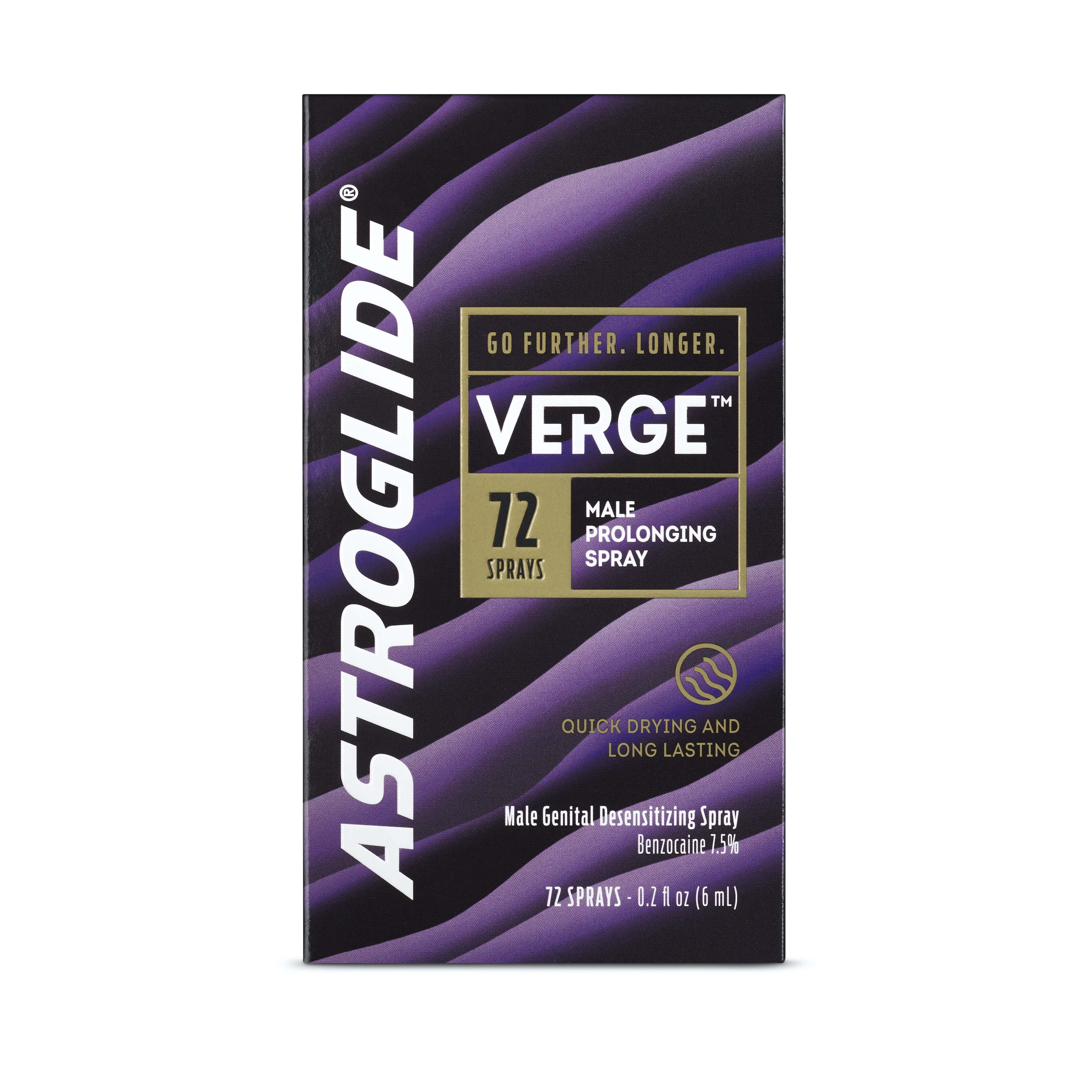 Astroglide Verge Male Prolonging Spray, 0.2oz