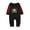 Black-Baby, variant on Odeerbi Christmas Pajamas for Family Holiday Plaid Long Sleeve Family Christmas Pajamas Matching Sets Infant Merry Christmas Print Parent-child Suit Two-Piece Sleepwear Xmas PJs Set Black