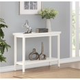 thumbnail image 1 of Convenience Concepts Table Console en Bois de Rebord, Fini Bois Blanc, 1 of 5