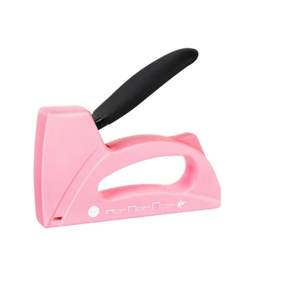 Light Duty Staple Gun For Wood Pink Upholstery Staple Gun With 1600pcs Staples For Crafts Fabric DIY Decoration ,Wide Application