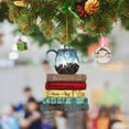 thumbnail image 1 of Oefntac Bookcase Pendant Decoration Bookcase Hanging Tag Christmas Tree Pendant Bookcase Hanging Tag Features:, 1 of 6