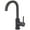 Matte Black, variant on Pioneer Faucets 3Mt180 Motegi 1.2 GPM Single Hole Bathroom Faucet - Black