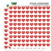 "I Love Heart - Sports Hobbies - Yoga - 1/2"" (0.5"") Scrapbooking Crafting Stickers"