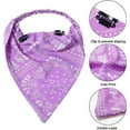 thumbnail image 5 of Yoyauz Floral Elastic Hair Scarf Headband 3PCS Chiffon Head Kerchief Headband Floral Hair Scarves W/Hair Clips Hair Bandanas, 5 of 8