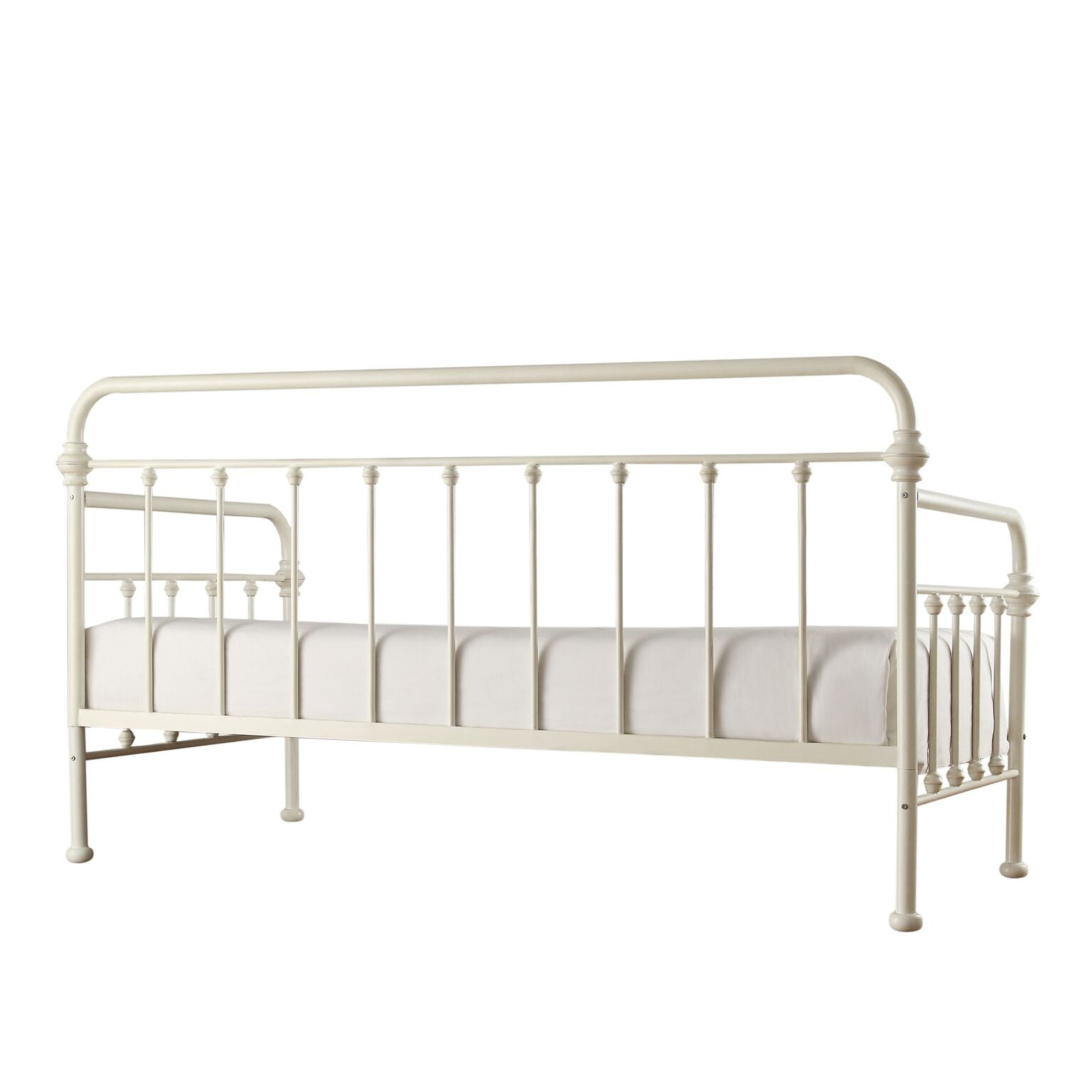 Weston Home Nottingham Metal Twin Daybed, Antique White